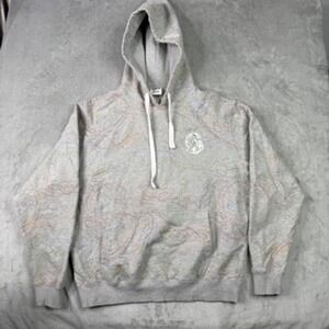 Billionaire Boys Club Astronaut Hoodie Grey All Over Print Mens XL